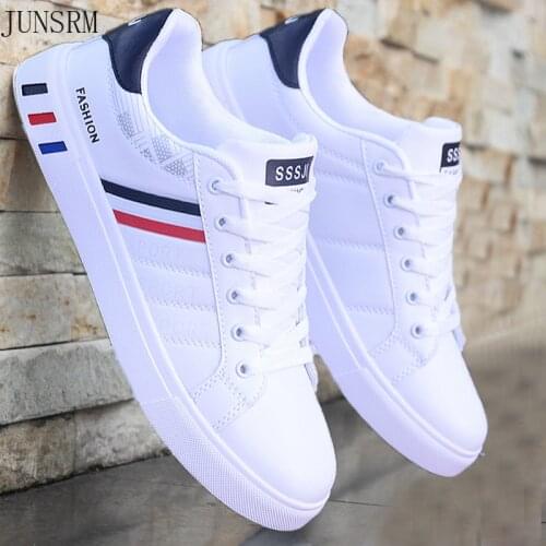 Mens Breathable Sneakers Super Light Casual Shoes Tenis Masculino Street Footwear White