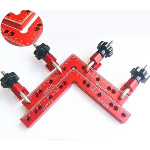 L-Square Woodworking Puzzle Fixing Clip 90 Degree Right Angle Locating Rule Height Ruler