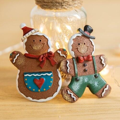 Santa snowman cute refrigerator magnetic stickers creative three-dimensional magnet buckle home decorations