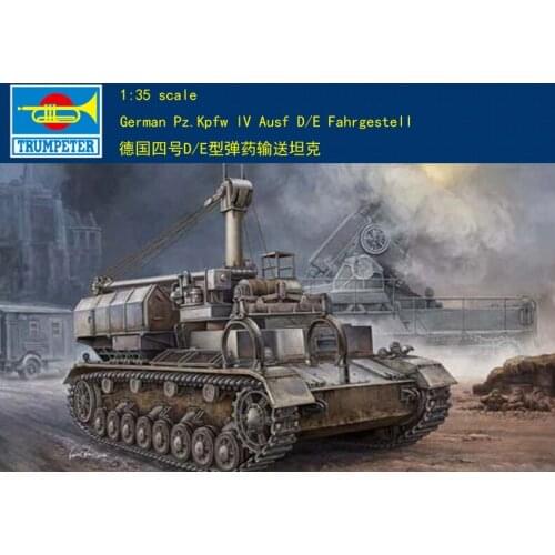 Trumpeter 00362 1/35 Pz.Kpfw.IV Ausf.D/E Fahrgestell Tank Armored Car Model Kit TH06753-SMT6