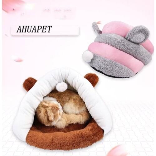 Soft Bed For Cat Cama Cueva Gato Para Gato House Cojines De Gatos Kattenmand Kedi Evi Pet Bed For Cats Winter Padded Kennel