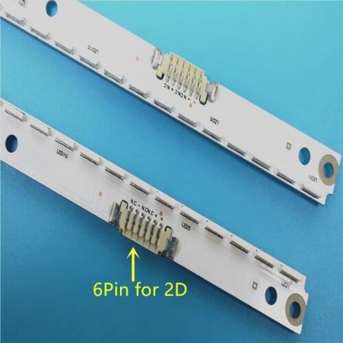 New 2 PCS/set 56LED 500mm LED Backlight strip For Samsung UA40ES6100J UE40ES5500 2012SVS40 7032NNB RIGHT56 LEFT56 2D panel