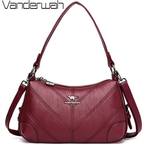 New 2019 Winter Tote Bag Leather Luxury Handbags Women Bags Designer Female Shoulder Messenger Hand Bags For Women Sac A Main