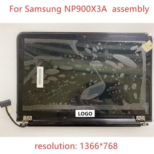 New original For Samsung NP900X3A Laptop LCD display screen assembly LSN133AT01-801 803 Tested Upper half part