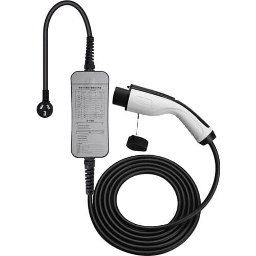 32A Portable EV Charger Type 1 SAE 1772 Level 2 NEMA14-50 Plug Adapter Coiled EV Charger Station electric car charger station