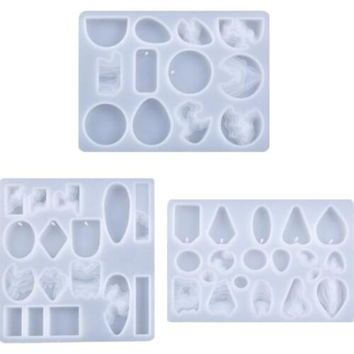 Earring Beach Landscape Crystal Epoxy Resin Mold Nature Coastline Island Pendant Silicone Mould DIY Crafts Chic Jewelry Making