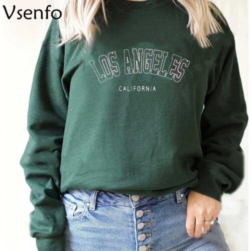 Letter Print Hoodie Women Men Spring Autumn West Coast Pullover Womens Sweatshirt Female Long Sleeve 90s Vintage Aesthetic