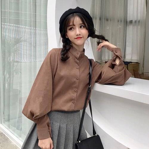Cheap wholesale 2018 new Spring summer Hot selling womens fashion casual ladies work Shirts G74