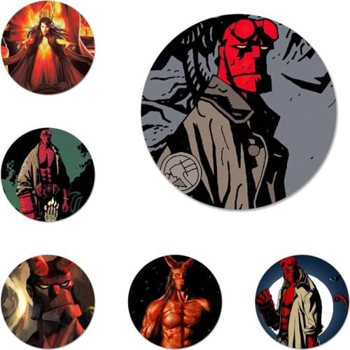 Hellboy Rise of the Blood Queen Badge Brooch Pin Accessories For Clothes Backpack Decoration gift