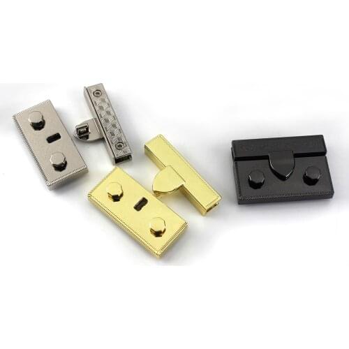 1pcs Metal Bag Turn Lock Mortise lock Clasp for Leather Craft Women Bag Handbag Shoulder Bag Purse Hardware Accessory