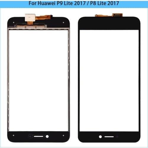 10PCS 5.2'' TouchScreen For Huawei P9 Lite 2017 / P8 Lite 2017 Nova Lite PRA-LA1 Touch Screen Panel Sensor Digitizer Front Glass