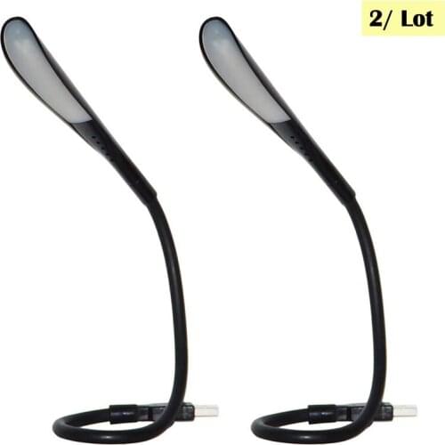 2pcs/ lot) Flexible 14-LED USB Light White LED Reading Lamp Night Light USB Port LED Lamp Bulb Powerbank Laptop Light USB Lamp
