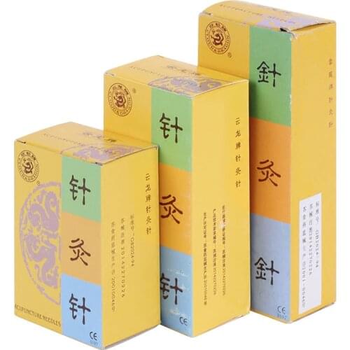 200pcs Yunlong non-disposable acupuncture needle silver surface needles 0.30/35/40*25/40/50/60/75mm