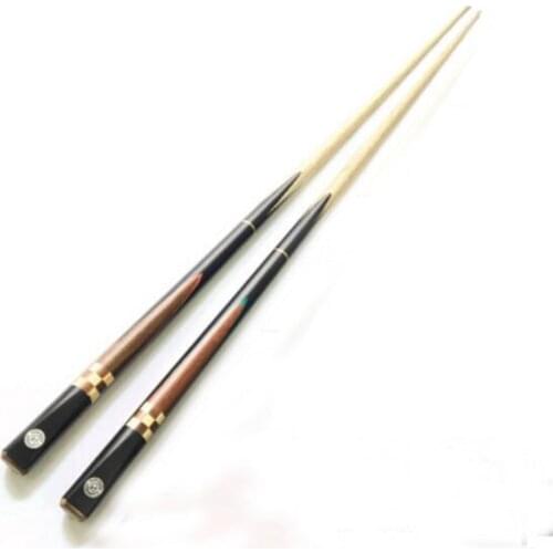 3/4 Split Snooker Pool Cue 10MM Head Center Joint Cue Ash Wood Billiard Cue White Sand Billiard Pole