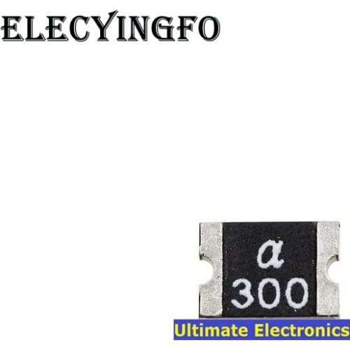 50pcs 1812 SMD PTC Resettable fuse 3A/8V 3000mA SMD MSMD300