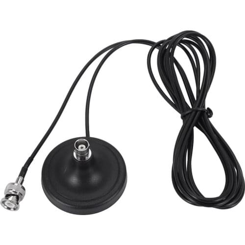 Wireless Antenna Base Microphone Antenna Base with Magnet 3 Meter Rg174 Cable Bnc Male Aerial