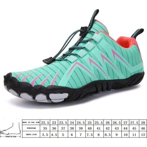 2021 New Arrival Man Women Barefoot Aqua Shoes Upstream Water Sneakers Quick Drying Breathable Hiking Sport River Sea Size 35-46