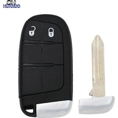 2 Button Remote Key Shell fit For Chrysler Car Blank Key Case With Uncut Blade