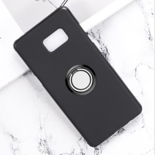 For Samsung Galaxy Note 7 Back Ring Holder Bracket Phone Case Cover TPU Soft Silicone On N930 N930F N930G N930V N930A N930P