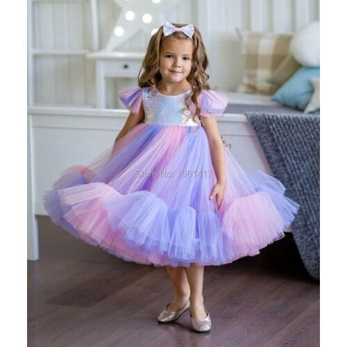 Girl Princess Dress Tutu Party Flower Girl Dresses Tulle Lace Girl Dress Dresses For Kids Children Formal Clothes