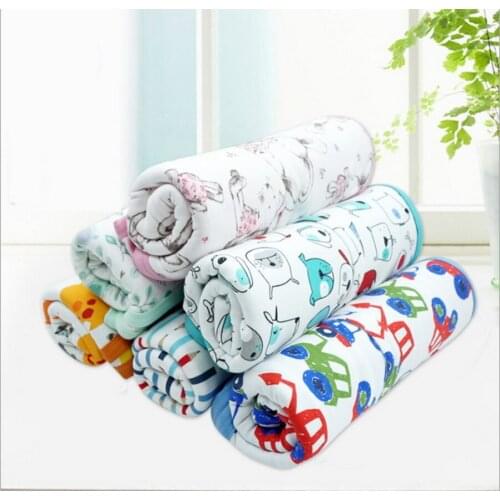 DHL 20pcs Baby Blanket Swaddle Newborn Cartoon Blankets For Infant Crib Bed Sheets Summer Cotton Soft Baby Blanket Swaddling