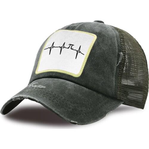 Breathable Sports Trucker Hat Outdoor Unisex Baseball Cap Mountain Love Fashion Mesh Baseball Caps Cotton Casual Snapback Hat