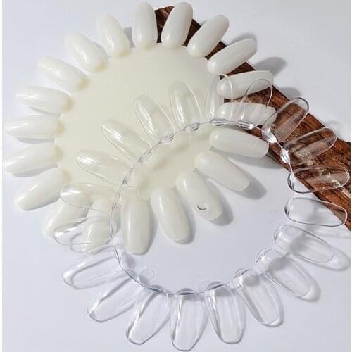 20 Colorsnail mould manicure stamp template tool Nail Art Acrylic False Tip Practice Round Wheel Mould DIY Display Tool