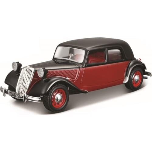 Bburago 1:24 1938 Citroen 15 CV TA alloy racing car Alloy Luxury Vehicle Diecast Cars Model Toy Collection Gift