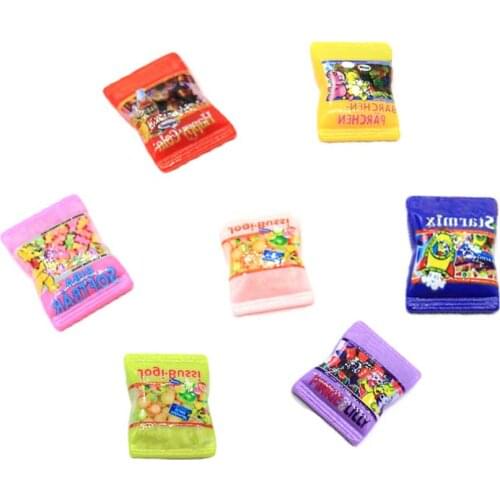 Simulation Re-ment Pearl Candy Resin Cabochons Kawaii Resin Charms For Handmade Children Hair Or Phone Accessories