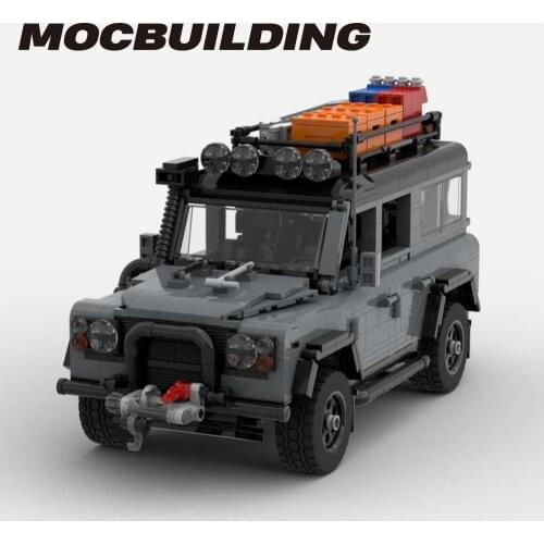 New SUV Land Rover Defender 110 Expedition MOC Off-road Vehicle Car Model Building Blocks Assembly Bricks Kid Toy Christmas Gift