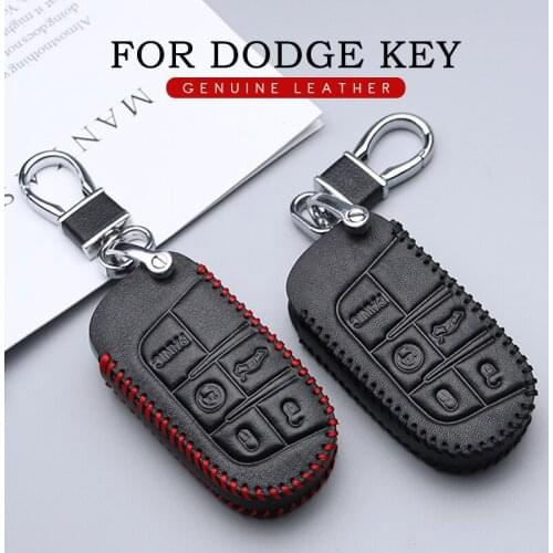 KUKAKEY Auto Parts Key Bag Shell Skin Car Key Cover Case For Dodge Journey Charger Dakota Challenger Coupe Caravan Car Styling