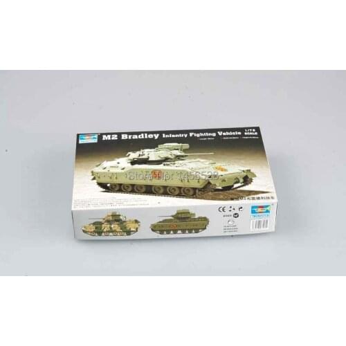 TRUMPETER 07295 1/72 M2 Bradley Infantry Fighting Vehicle Assembly Model kits scale model 3D puzzle vehicle model