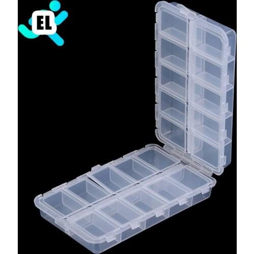 Plastic Folding fishing gear box/fishing gear accessory box (16.6*9.7*4.1cm) High Quality