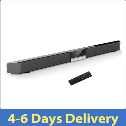 SR100 Plus BT Soundbar Home TV Speaker Wireless Subwoofer Remote Control Stereo Surround Sound Speakers for Home Theater