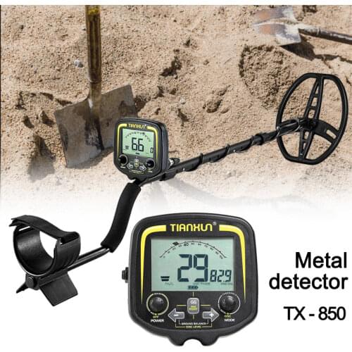 NEW Metal detector TX-850 underground depth 2.5m searcher precise positioning waterproof treasure hunting yellow gold detector