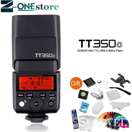 Godox Mini Thinklite TTL TT350S Camera Flash sppedlite High Speed 1/8000s GN36 for Sony Digital Camera A7 A6000 A6500
