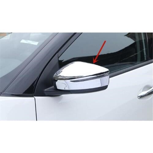For Nissan KICKS 2017-2020 High-quality ABS Chrome rearview mirror cover anti-rub protection decoration car accessories