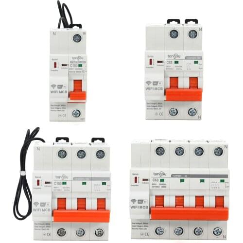 WIFI Circuit Breaker Timer Remote Control with Overload and Overvoltage/Undervoltage Protection Intelligent Reclosing Switch