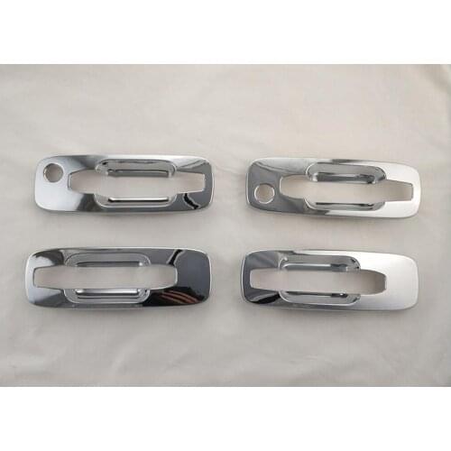 4PCS Abs Chrome plated Door Handle Bowl Covers Trim FOR Nissan X-Trail 2000-2010 T30 Accessories Car modification