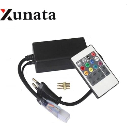 AC 220V 110V 20key IR remote RGB controller 1000W US plug / EU plug Free shipping