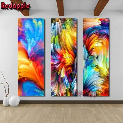 Colorful Clouds Diamond Painting Rhinestone 5D DIY Diamond Embroidery,Cross Stitch Abstract Art Modern Wall Pictures Large Size