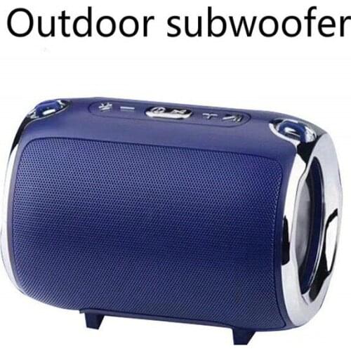 5W Wireless Bluetooth Speaker Outdoor Portable Creative Multifunction Portable Shoulder Heavy Subwoofer mini phone audio