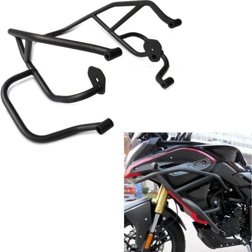 Crashbars Motorcycle Crash Protection for Loncin Voge 300ds LX300-6L/P Black SIlver Customized Engine Bumper Voge300