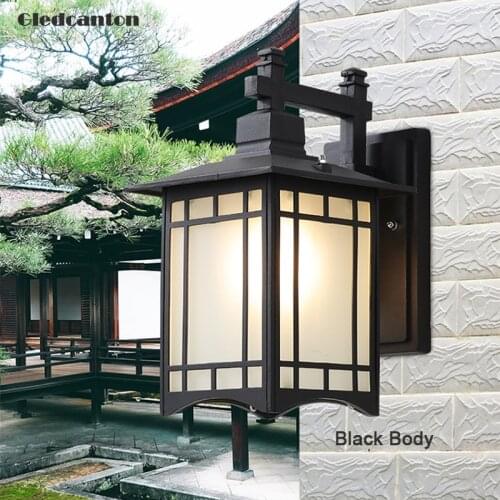 Gled-2-407 Outdoor Wall Lamp Traditional Chinese Style