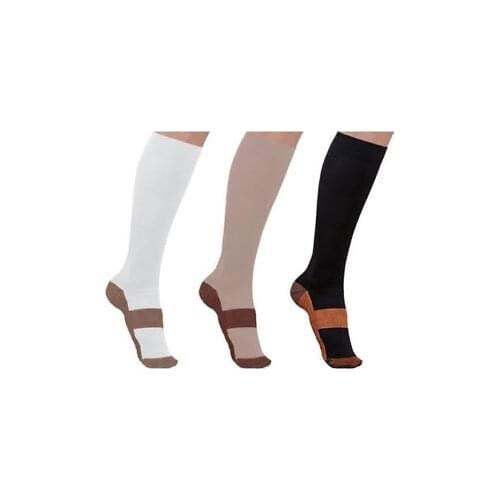Copper Infused Compression Socks 20-30mmHg Graduated Sets Mens Womens S-XXL Plus Size Winter Warm Women Men Clothing Sets 2018