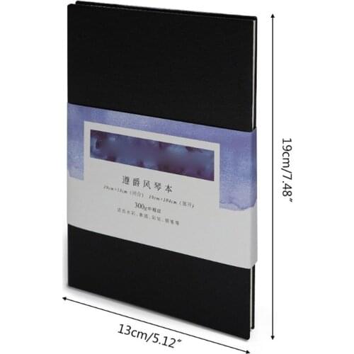 300gsm Watercolor Pad Handbook Sketch Paper Notebook for Drawing Record Artist K1AB