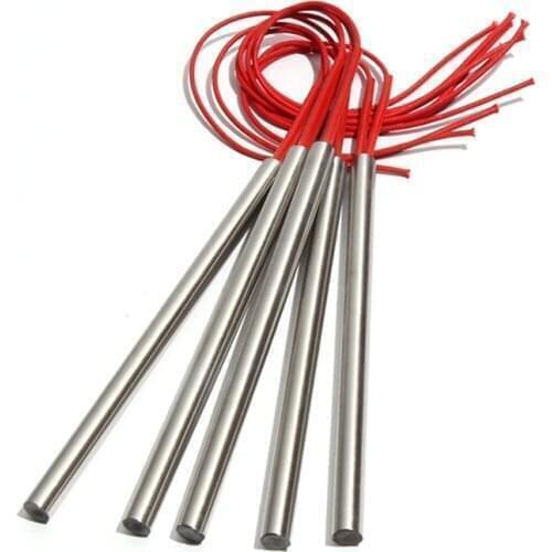 5PCS 18mm 265~300mm 201SUS 110V/220V/380V Single Head Dual Electric Heating Tube 1150W/1200W/1250W/1300W/1350W Heater Element
