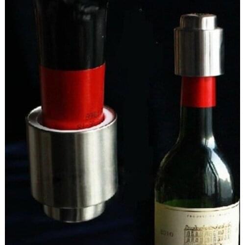 Stainless Steel Party Sparkling Seal Wine Storage Bottle Stopper Plug Cap Cork
