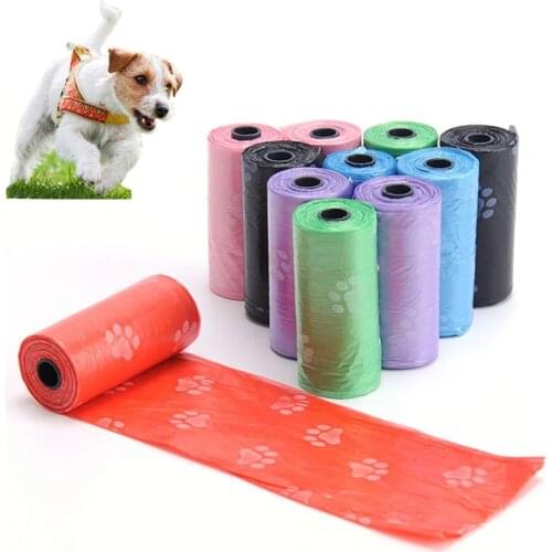 75/150Pcs Dog Waste Bags Degradable Pet Waste Poop Bag All Dogs Clean Up Refill Garbage Bag for Poop Outdoor Home Clean Supplies