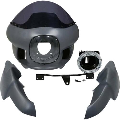 Motorcycle Front Upper Fairing Lower Leg Fairings For Harley Dyna Street Bob Low Rider Super Glide FXDL Custom